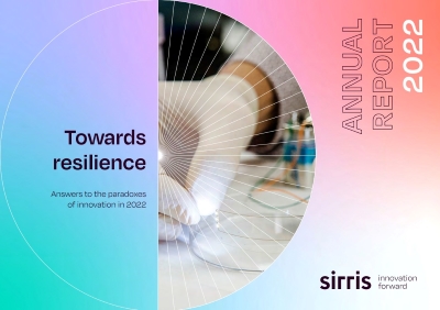 Sirris Annual Report 2022 cover