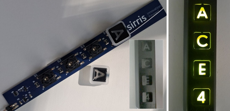 Prototype of a keyboard for small production runs