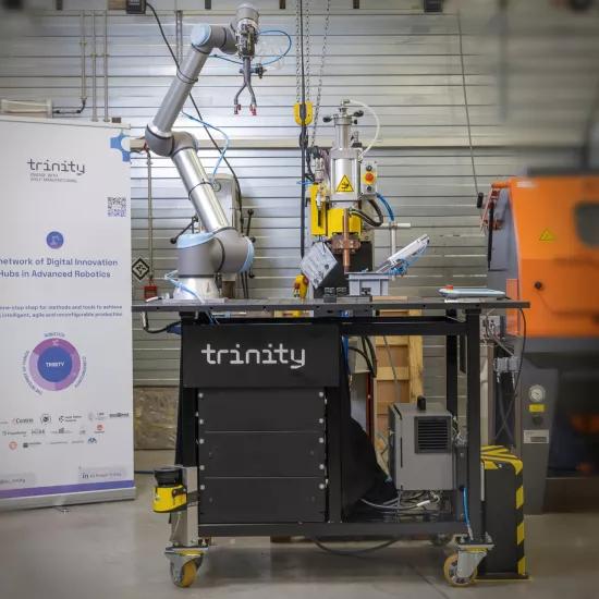 Trinity collaborative robot applications for an agile production