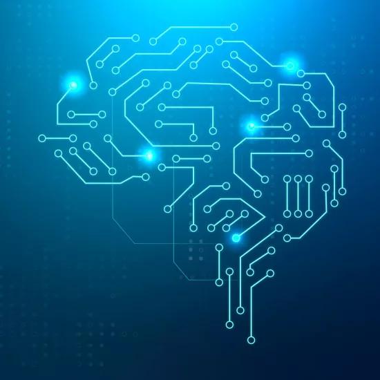Data and ai technology in the form of a brain