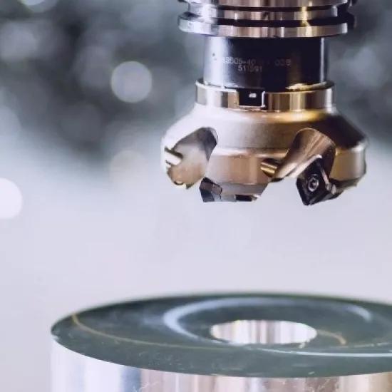Picture of a CNC machine in action