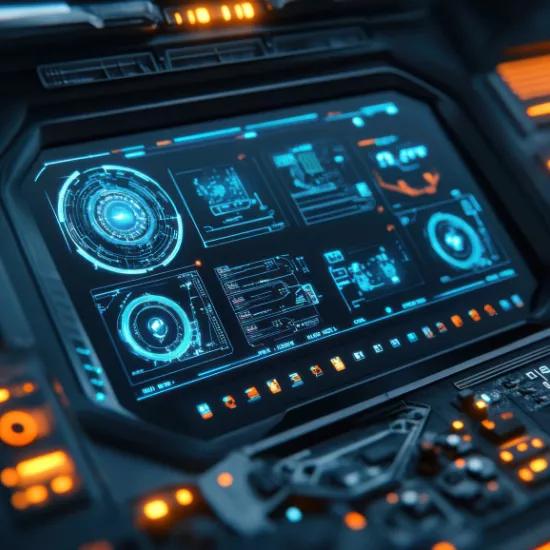 control panel in cockpit