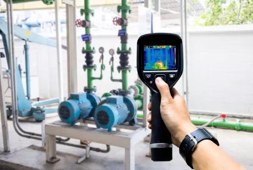 Camera scanning for defects in manufacturing