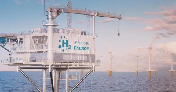 Offshore waterstofproductie