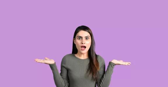 Shocked woman