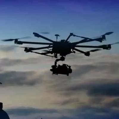 Unifly drone in the sky