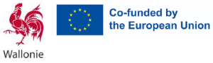Logo Wallonie cofinced by European Union