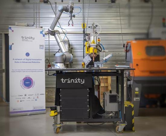 Trinity collaborative robot applications for an agile production