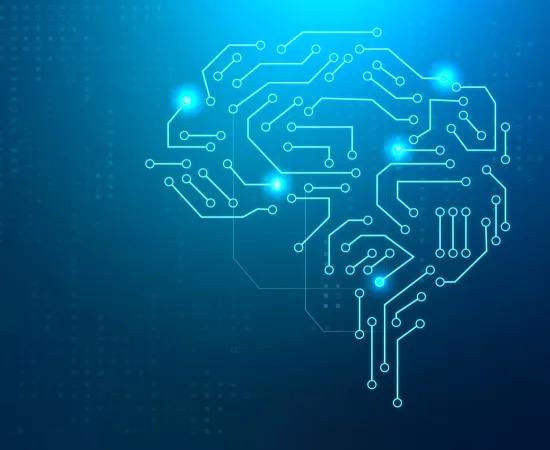 Data and ai technology in the form of a brain