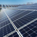 Solar panel energy plant